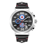 In Flight Automatic- Silver Black