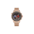 World Timer Mechanical Quartz Rose