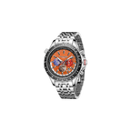 World Timer Mechanical Quartz Orange
