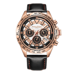 Speed Tracker Mechanical Quartz- Rose White