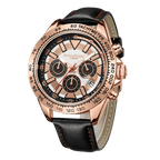 Speed Tracker Mechanical Quartz- Rose White